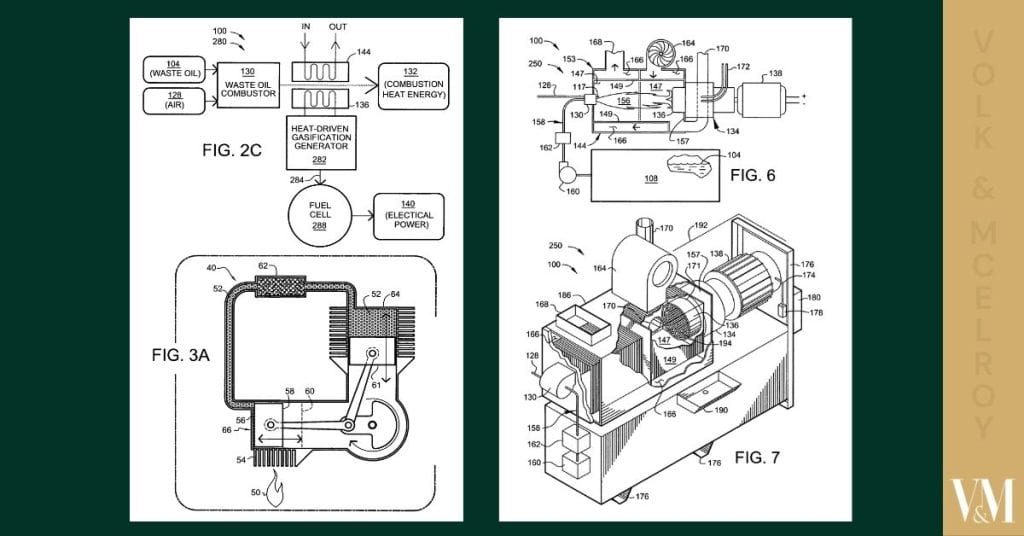 High-tech engine schematic with detailed wiring and components with technical labels.