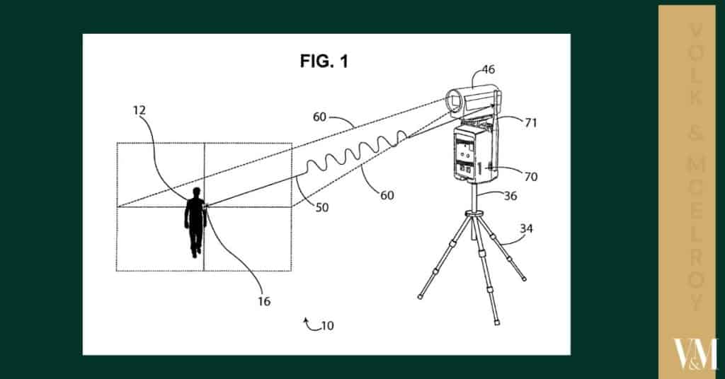 High-speed laser measurement device used for precise distance imaging in technical applications.