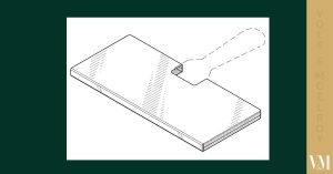 High-quality bricklaying tool with interlocking feature for construction projects.