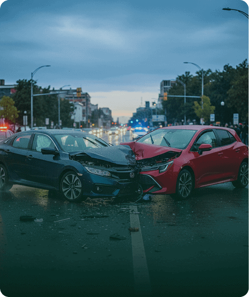 Car Accident Injury Scene - Personal Injury.